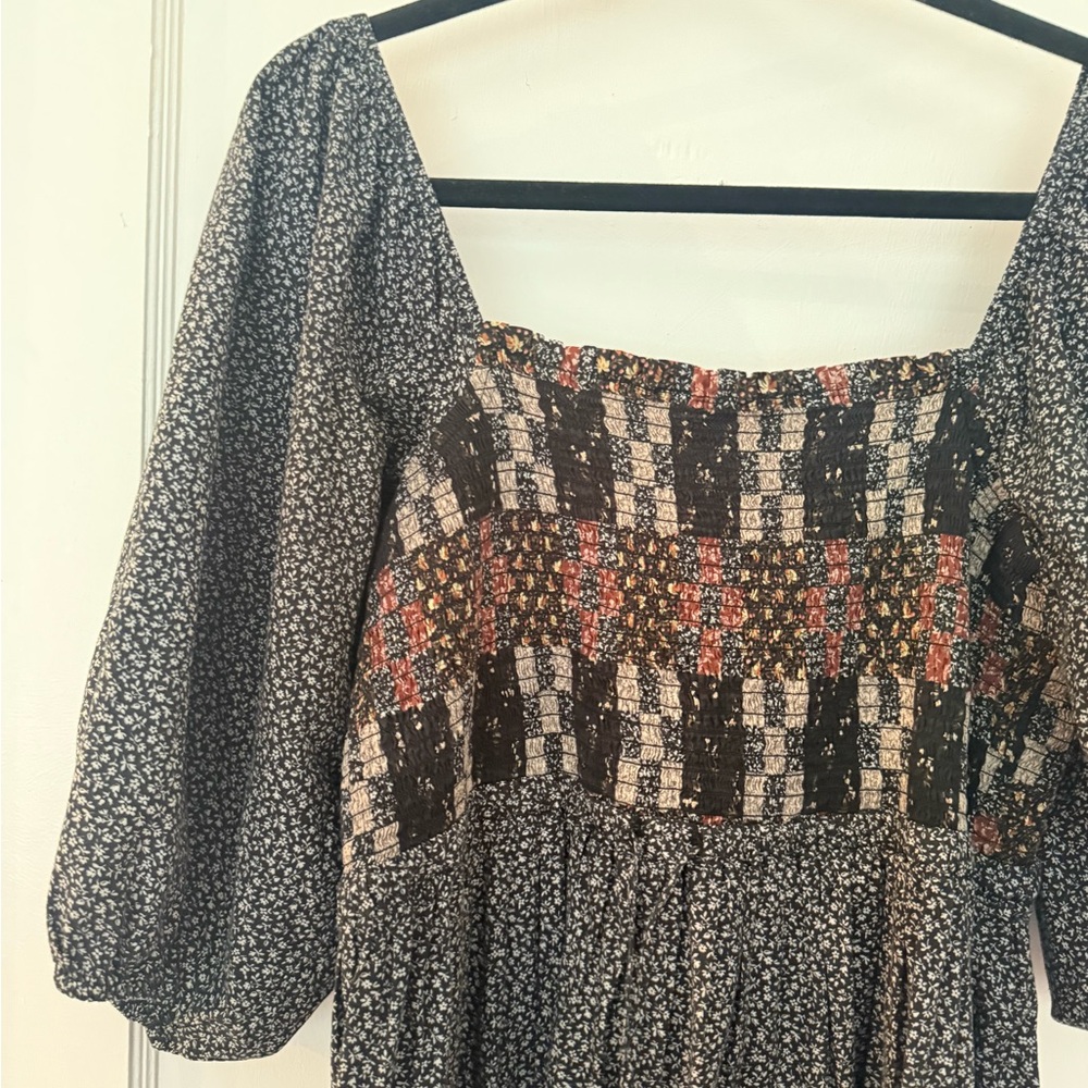 Christy Dawn Katrina Dress Harvest Patchwork - Picture 2 of 4